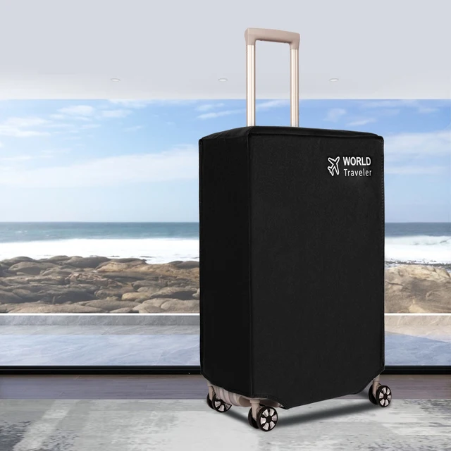 Housse de protection pour compartiment à bagages, tissu Non tissé résistant à l'usure, housse anti-poussière épaisse, étui de voyage Durable, noir – Image 5