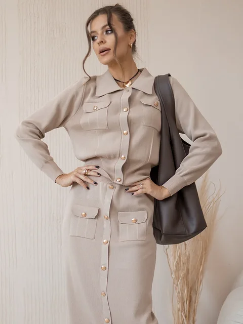 Élégant tricot jupe pour femme – Image 5