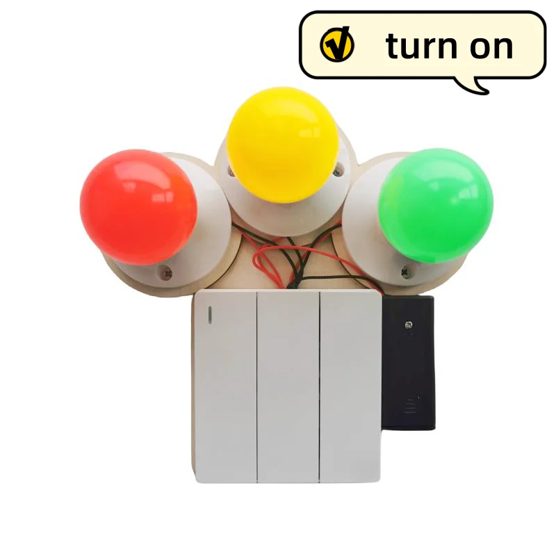Planche occupée pour tout-petits, jouets Montessori pour enfants, planche d'affaires avec lumière LED, jouets éducatifs précoces Montessori, accessoires de bricolage, 1 pièce