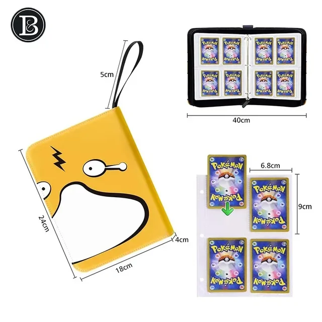 Classeur de Cartes à Collectionner 138 Pokémon, Titre Personnalisé, 50 Manga, 400 Sacs – Image 3