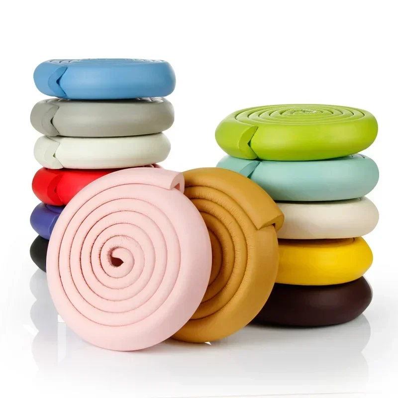 Bande de protection d'angle de sécurité pour bébé de 2M, protection des bords de Table et bande en mousse Anti-Collision souple pour la sécurité des bébés