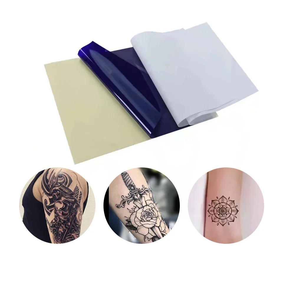100/50/30/15/10/5pcs Tattoo Transfer Papers A4 Size Tattoo Thermal Copier Stencil Papers for Tattoo Transfer Machine Accessories