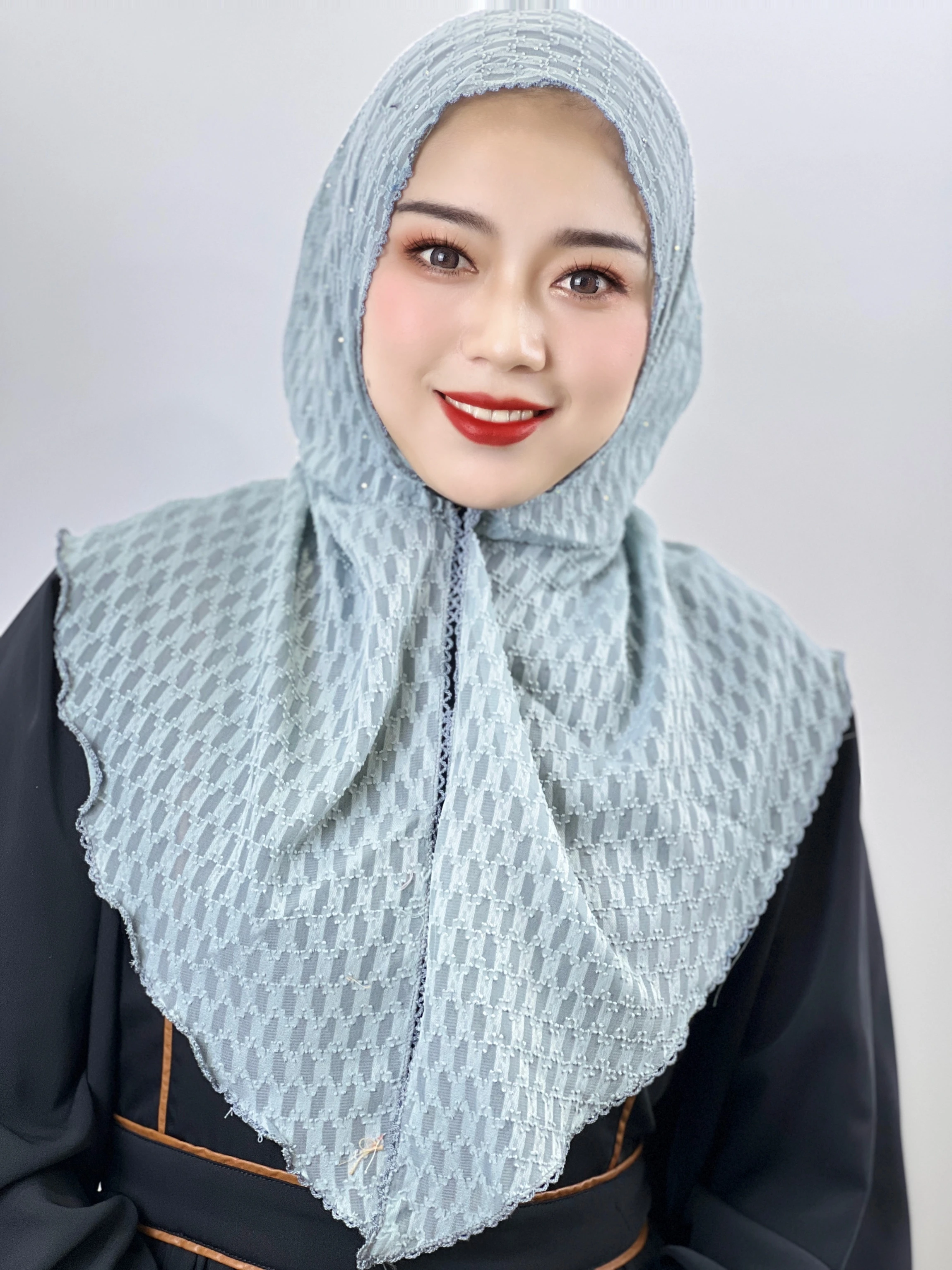 epingle hijab hijab à enfiler turban femme africaine hijab soie de medine foulard femme africaine foulard femme Robe longue en maille respirante pour femme musulmane, Hijab léger, Flash, mode arabe