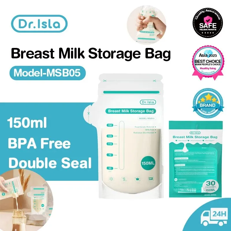 30Pcs 150/250ML Sac De Stockage De Lait Maternel Jetable De Petite Capacité Sac De Stockage De Lait Congelé SANS BPA