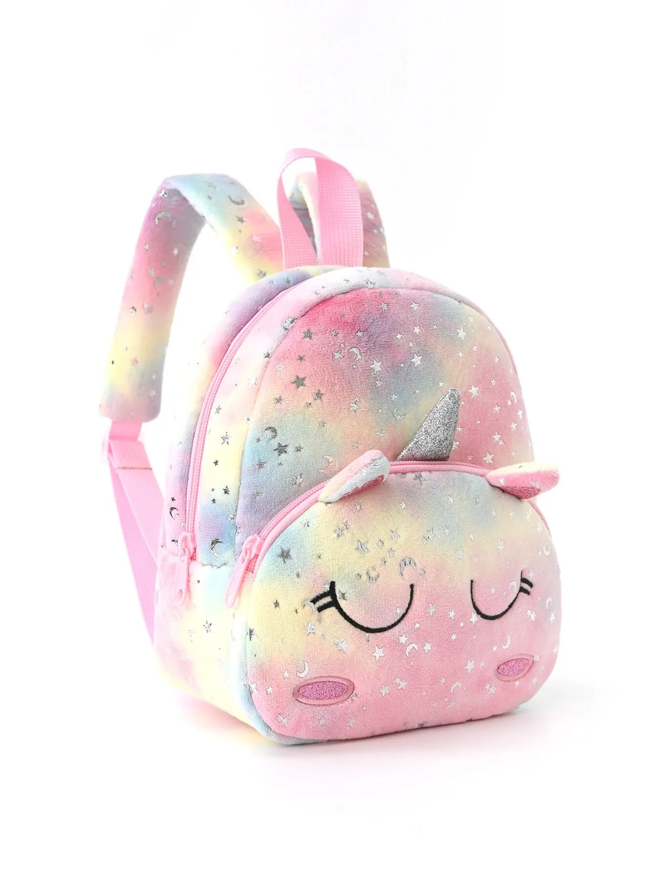 Sac à dos imprimé en peluche pour enfants, adapté aux filles, étudiants, voyage en plein air, école, cadeaux de vacances, 1 pièce