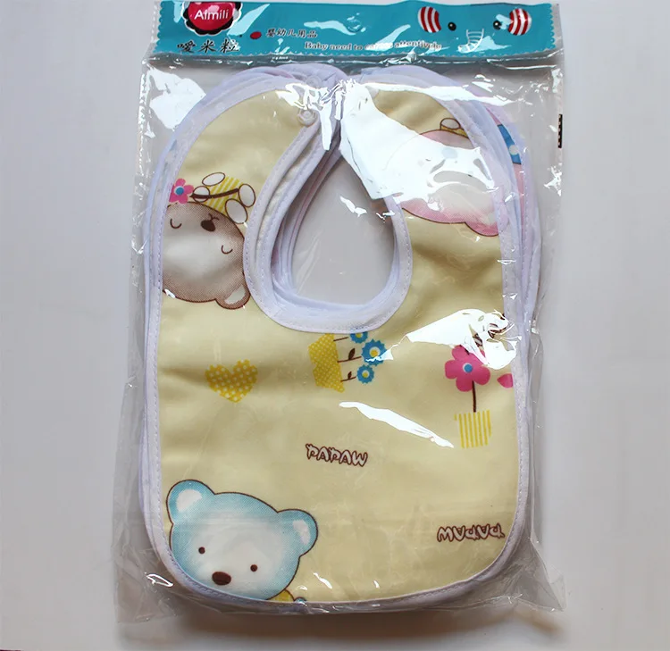 Bavoir imperméable à pression pour bébé, bavoir Super doux pour nouveau-né, serviette de salive en velours cristal
