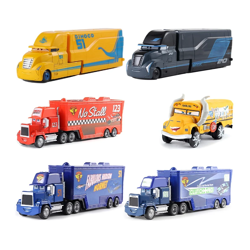 Disney Pixar-Voitures de course Doc Hudson pour enfants, Storm Jackson Truck Mack McQueen, modèle moulé sous pression, cadeaux d'anniversaire, 51 Ramirez, 1:55