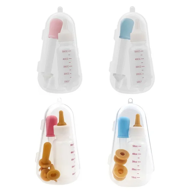 BiSantos en silicone pour animaux de compagnie, distributeur de médicaments pour chiots et chatons, distributeur d'eau et de lait pour chien et chat, 1 ensemble – Image 6