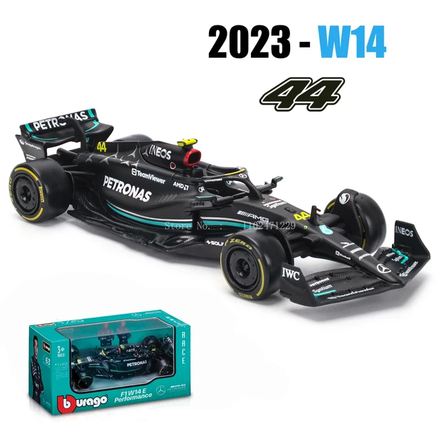Bburago 1:43 F1 taureau rouge Ferrari Mercedes Benz Aston Martin McLaren Alfa Romeo alliage voiture de luxe moulé sous pression modèle de voiture jouet série – Image 6