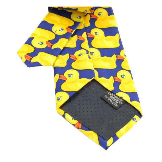 Barney's How I Met Your Mother Ducky aught, Canard en caoutchouc jaune, Cravates de la présidence, Tout neuf, Hot Fashion – Image 4
