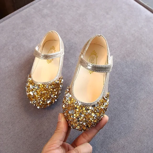 Chaussures provoqué en cuir Bling pour adolescentes, chaussures de mariage princesse, Parker pointu beauté, 1 à 5 ans, printemps 2025 – Image 4