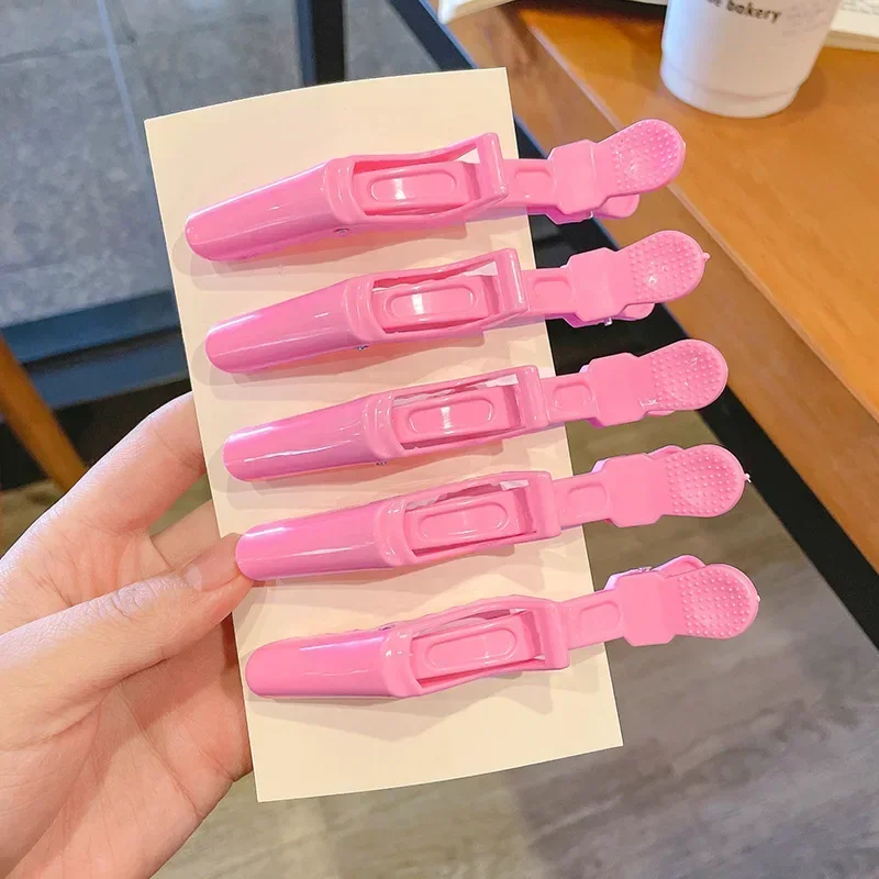 2-12pc Colorful Alligator Hair Clips Clamps Hairdressing Professional Salon Hair Grip Crocodile Hairpins Hair Barber Accessories