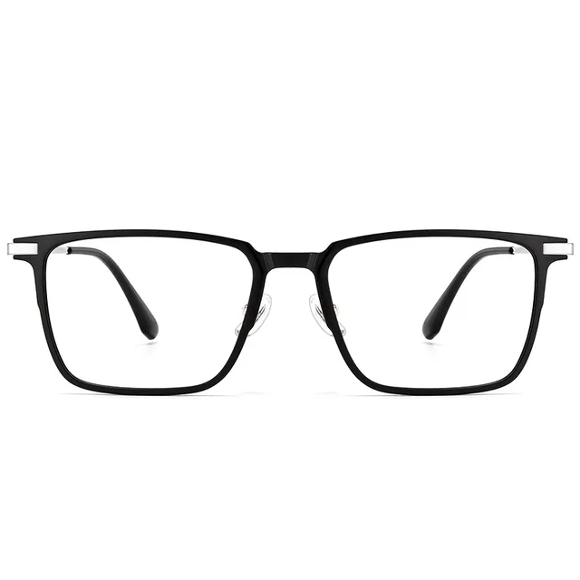 FIRADA mode lunettes confortables rétro carré lunettes en titane grande taille lunettes de Prescription cadre pour hommes femmes 93006-C – Image 6