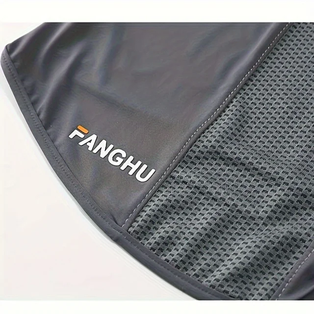 Udissolve-Masque de protection solaire frontal Gini, mince, respirant, sportif, protection du visage et des oreilles, protection du cou, protection UV, porter – Image 6