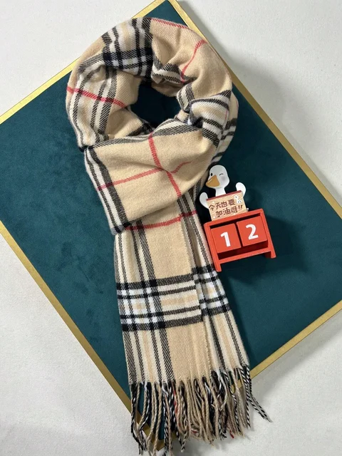 Marque de luxe cachemire écharpe chaude pour femmes Design hiver hommes châle Wrap Pashmina 2024 Plaid femme Bufanda Echarpe Foulard – Image 3