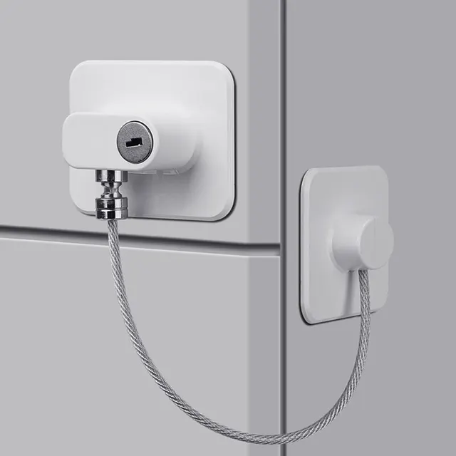 Serrure de Sécurité pour Bébé et Enfant, Câble de Sécurité pour Ouverture de Fenêtre et Réfrigérateur, Protection de Porte