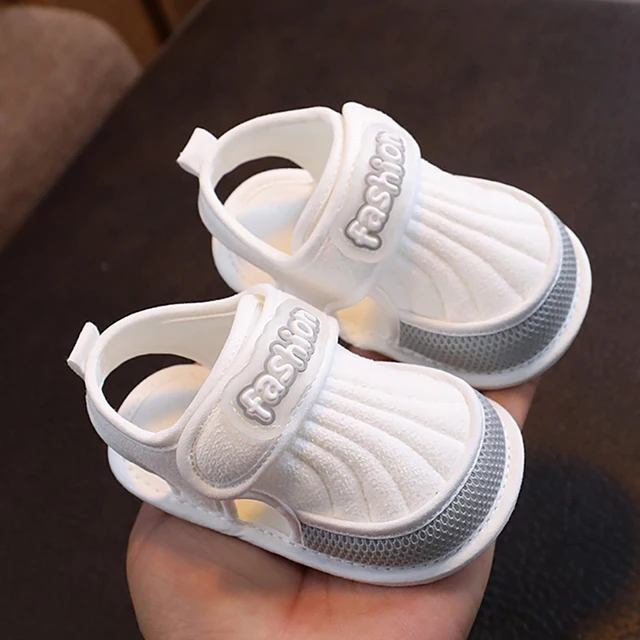 Chaussures d'été coordonnantes pour bébés filles et garçons, pantoufles de sport décontractées, sandales respirantes pour enfants, A1223 – Image 5