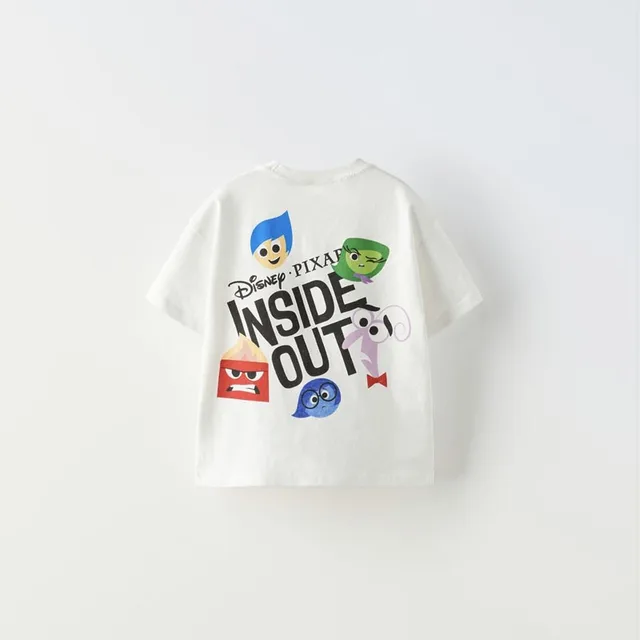 T-shirt Blanc à Manches Courtes et Col Ras du Cou pour Garçon et Fille, Vêtement Simple et Polyvalent, Très Mignon, à la Mode