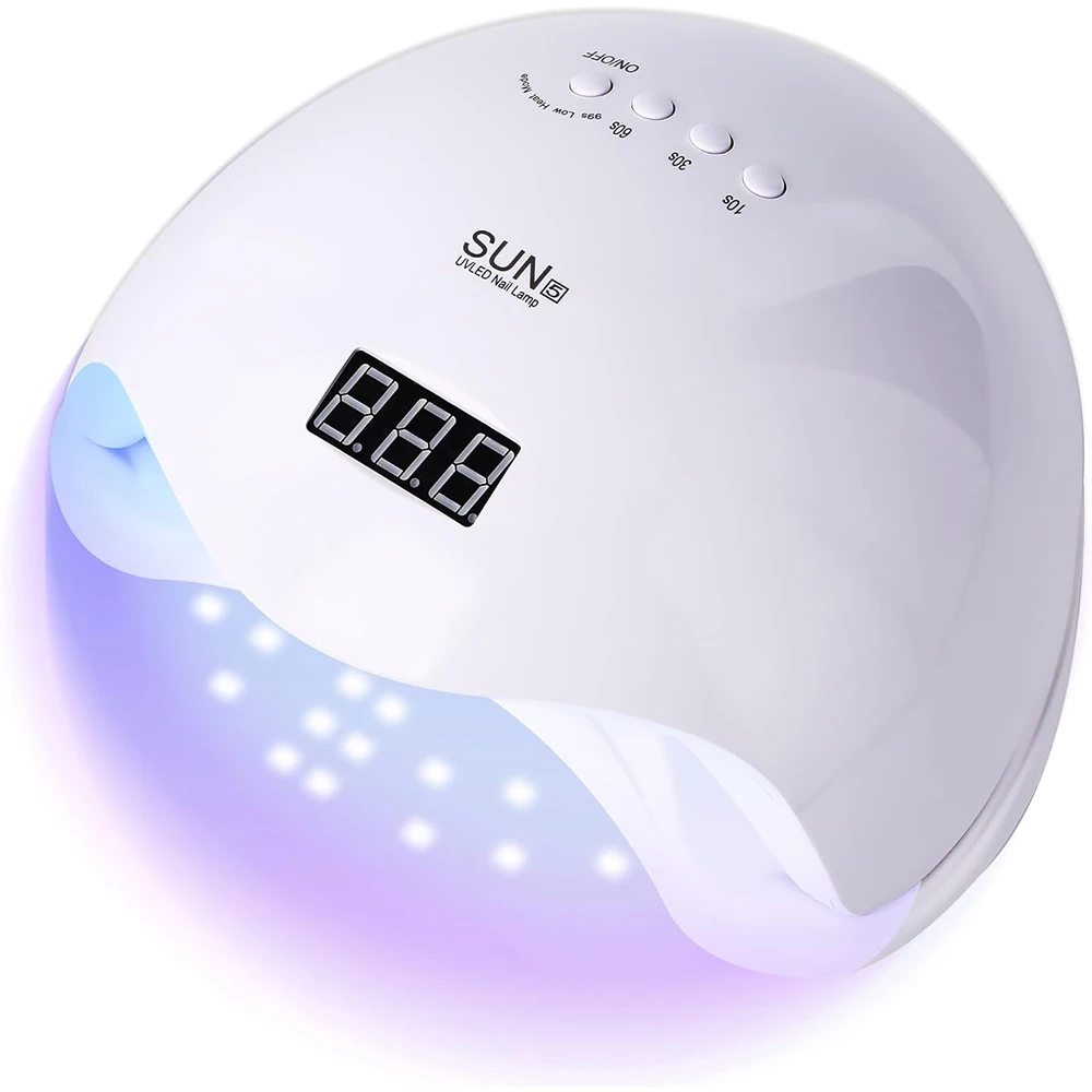 YIKOOLIN SUN5 48W Led lampe Uv pour le séchage des ongles avec 4 minuteries capteur automatique tout Gel outils d'art des ongles professionnels accessoires