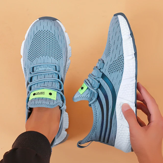 Femmes baskets confortable respirant plate-forme chaussures mode à lacets femme chaussures décontractées pour les femmes en plein air course chaussures de sport – Image 5