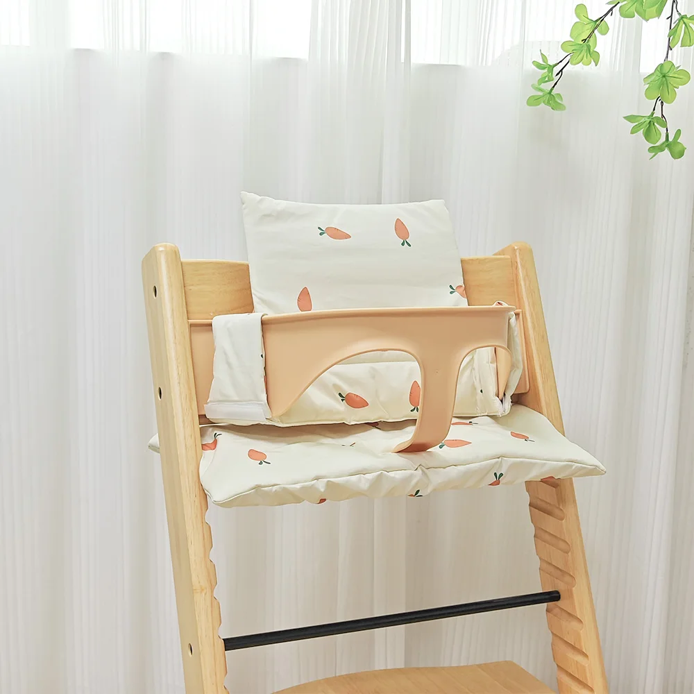 Coussin de siège de chaise haute pour bébé, paire de coussins de chaise haute de dessin animé avec chaise Tripp Trapp et chaise haute pour le soutien et le confort, 1 pièce