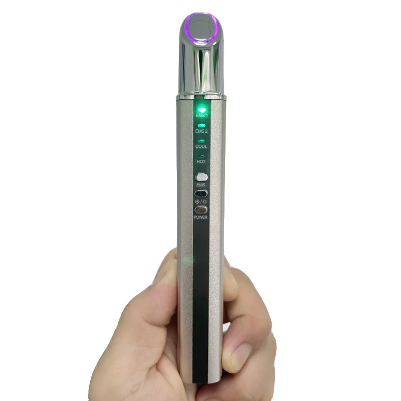 Masseur oculaire, Vibration par ondes sonores, Stimulation musculaire électrique des lèvres, Lifting de la peau, raffermissement, sac pour les yeux, élimination des rides, entrée nutritionnelle