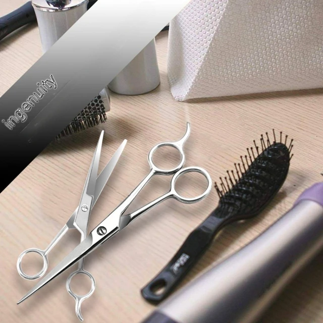 Ciseaux en acier inoxydable pour coiffeurs professionnels, ciseaux pour barbiers, coupe de cheveux, salon de coiffure – Image 4