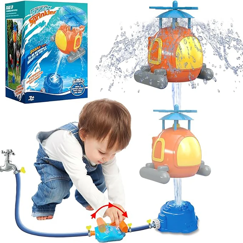 Jouet arroseur d'eau d'extérieur pour enfants, douche à tarte, adapté pour l'été, cour extérieure, pelouse, jeu d'eau de jardin