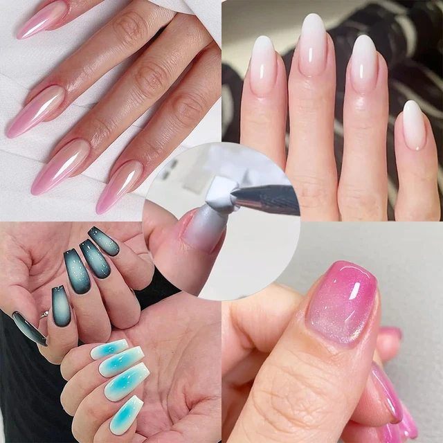 LINMANDA-Éponges à ongles souples pour Nail Art, accessoires professionnels, stylo à saisir, N64.Ombre – Image 5