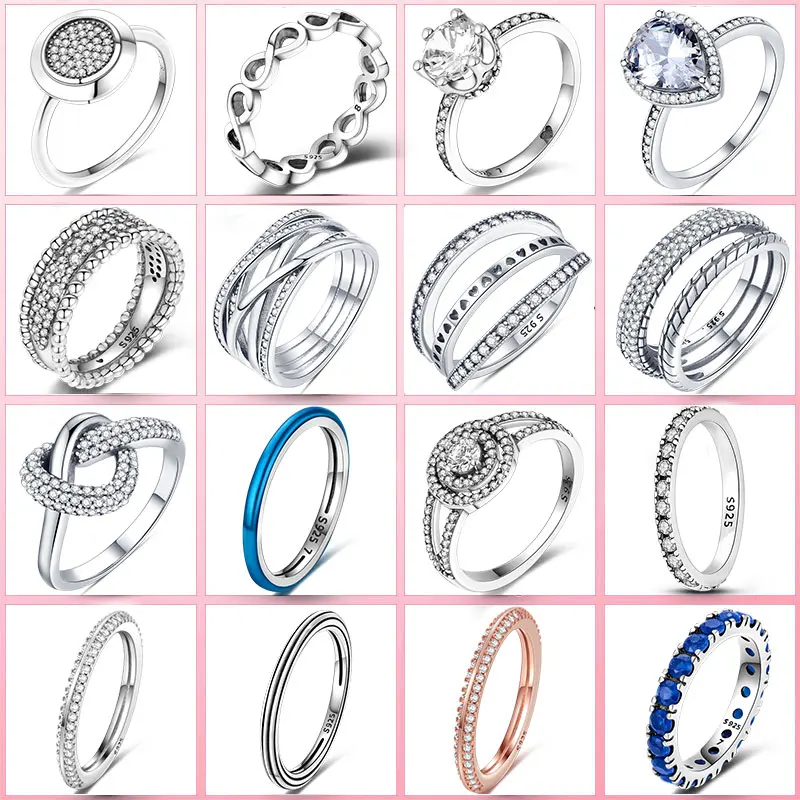 Bague en argent regardé 2025 pour femme, lignes polies, bijoux de fiançailles, cadeau de mariage, nouveau, 925