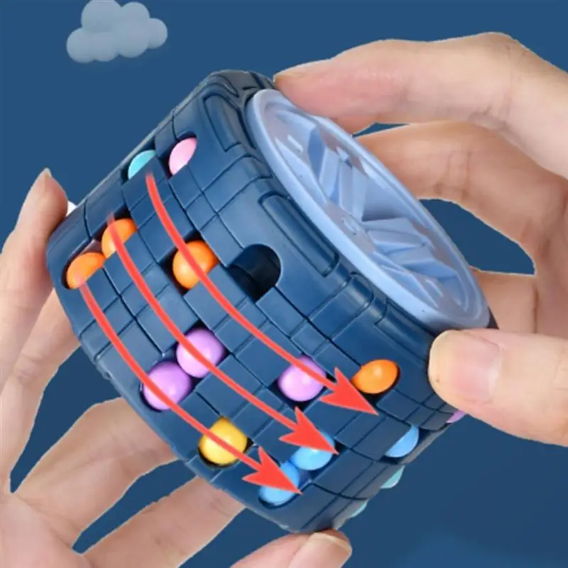 Cube 3D à Intervalles Magiques pour Enfant, pouvez-vous roscope, Glissière Rotative, Puzzle, Jeux de Charleroi, Souligné, Cadeau pour Nourrisson, Montessori