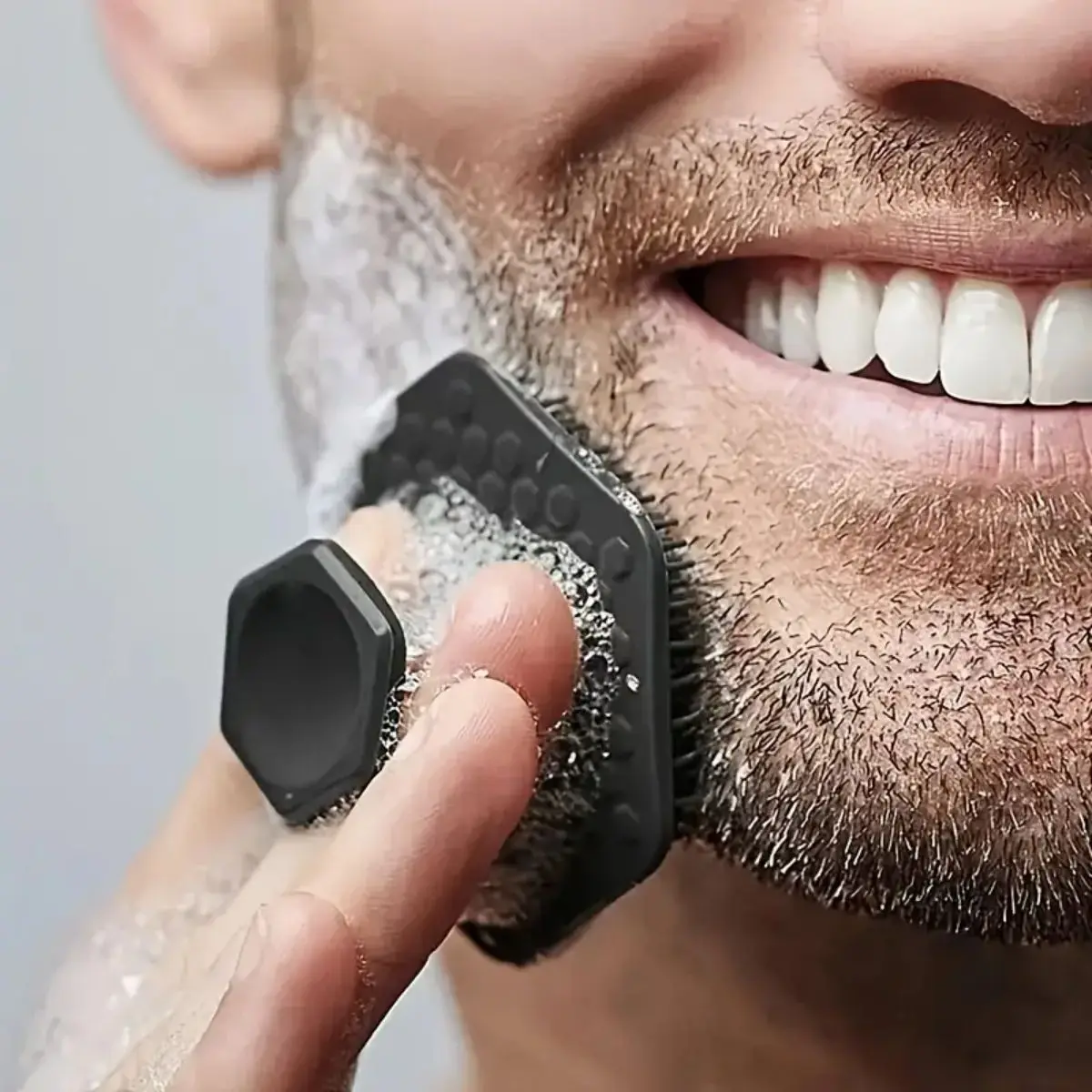 Brosse à récurer pour le visage en silicone pour hommes, nettoyage en profondeur, massage en profondeur, nettoyant facial, livres qualifiée aux miniatures