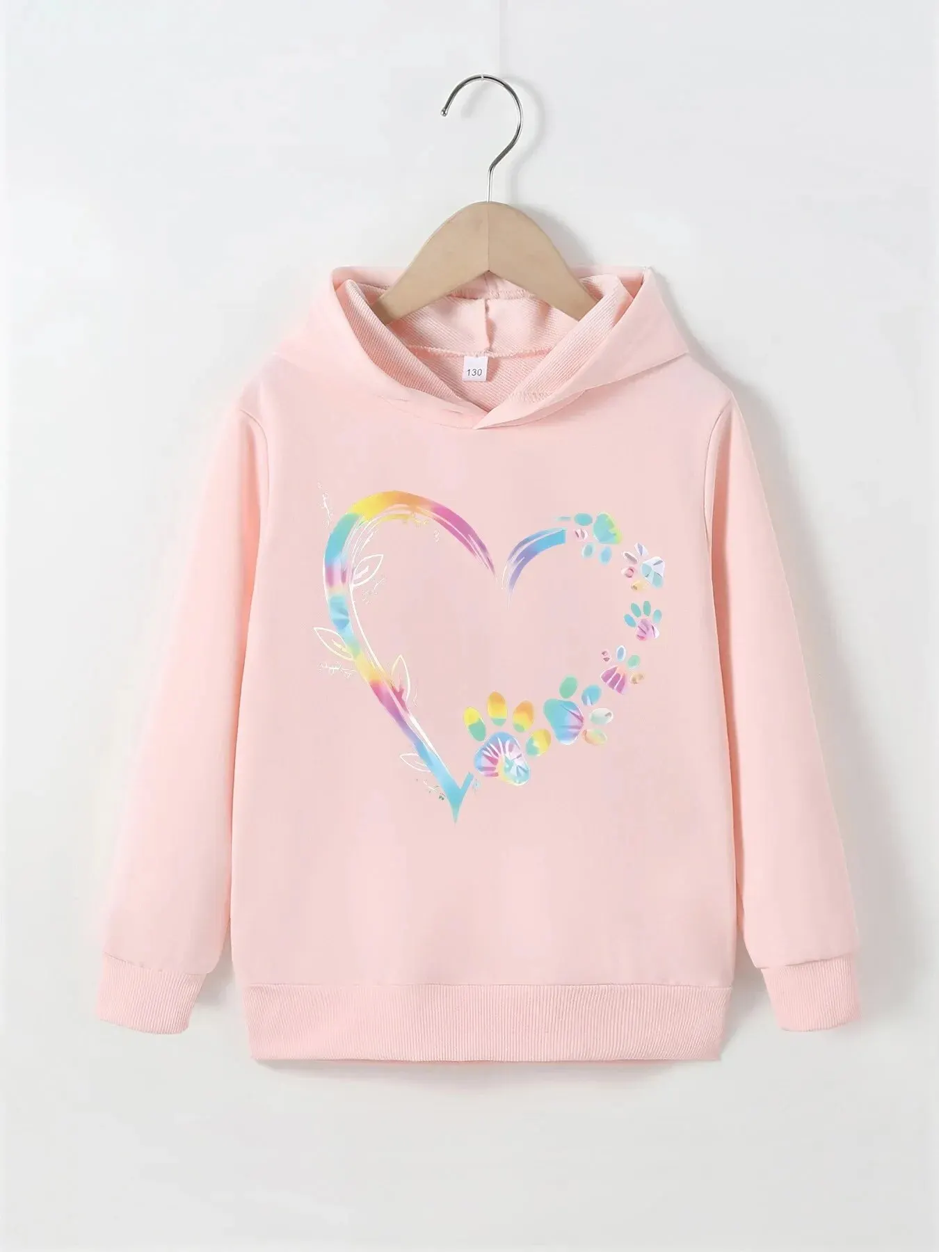 Sweat-shirt à capuche pour filles âgés de 7 à 15 ans, tissu doux et confortable, élégant, vêtements populaires et mignons pour célébrités d'internet