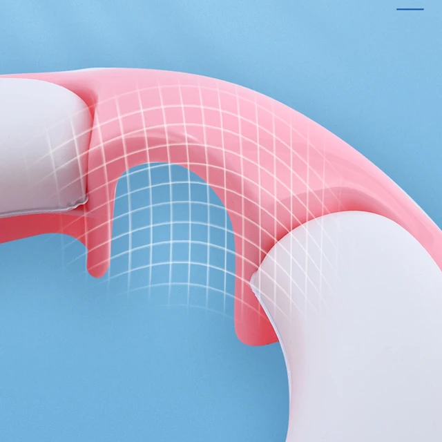 Siège de toilette rembourré en PVC pour enfants, siège de toilette auxiliaire portable pour nourrissons, siège de toilette d'entraînement pour bébés masculins et féminins – Image 6