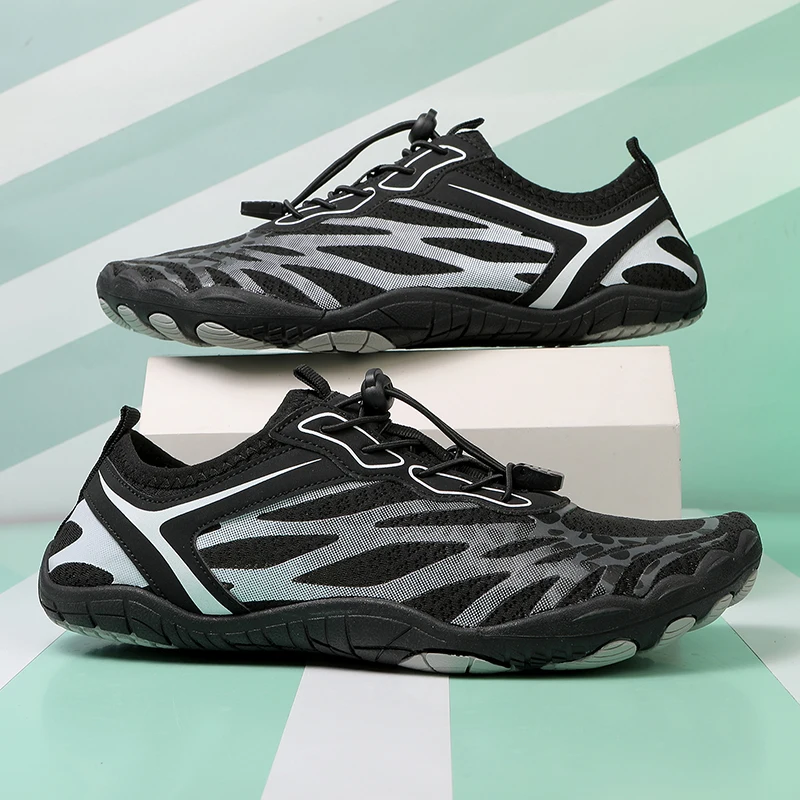 Chaussures d'eau à séchage rapide pour hommes, chaussures de randonnée unisexes, chaussures d'entraînement de gymnastique, chaussures de pataugeoire à enfiler, baskets pour parc aquatique et piscine pour femmes