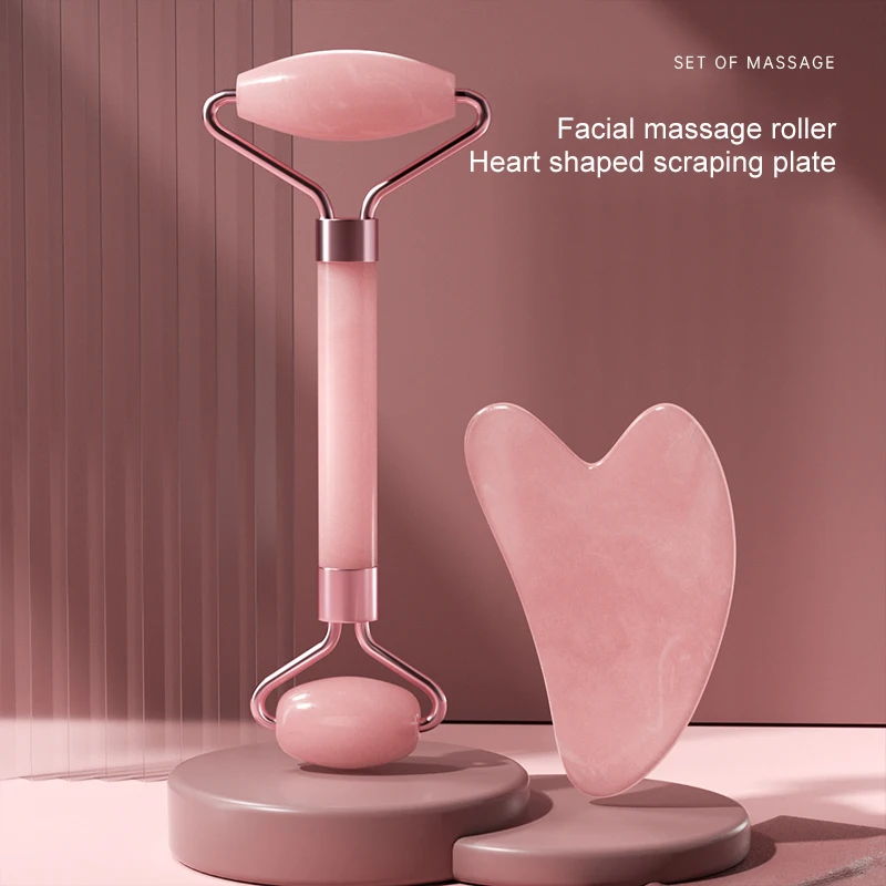 Rouleau en résine pour le visage, le cou et les yeux, instrument de massage facial, soins de santé, planche à gratter, outils de soins de la peau, beauté du muscle