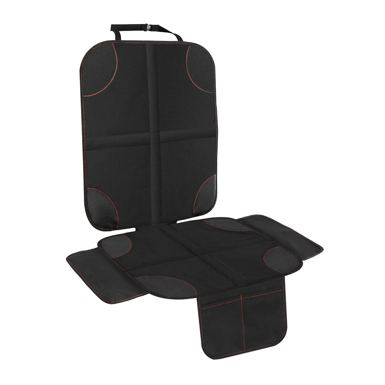 Protecteur de siège de voiture pour bébé, antidérapant, résistant à l'usure, couverture sexuelle avec poche de rangement, siège de sécurité pour enfant, chaise universelle