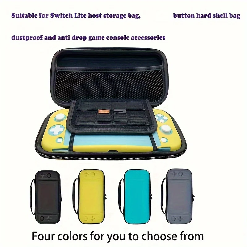 Pack de Protection pour Console de jeu Switch Lite et sac de rangement pour console de jeu Swich NS, sac à coque rigide de protection pour boutons