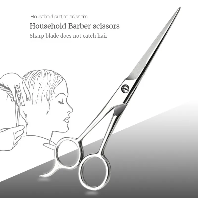 Ciseaux en acier inoxydable pour coiffeurs professionnels, ciseaux pour barbiers, coupe de cheveux, salon de coiffure