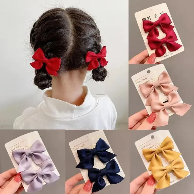 Pinces à Cheveux Mignonnes pour Fille, Barrettes avec Nministériels d Papillon, Accessoires Faits à la Main, 1 Paire