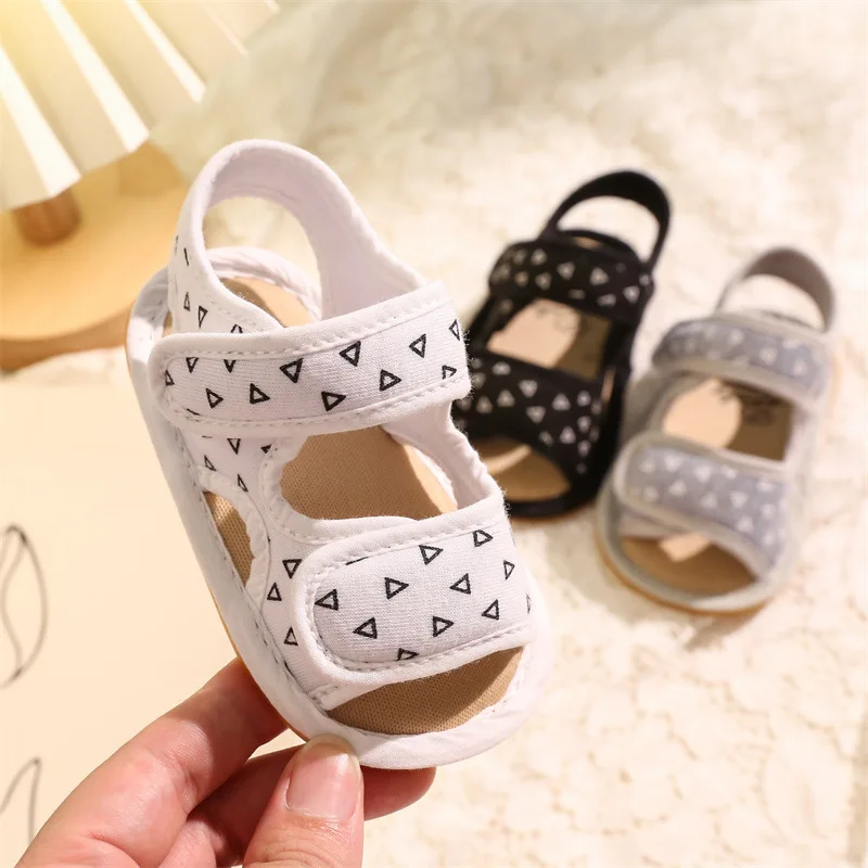 Sandales d'été pour bébés garçons et filles, sandales antidérapantes respirantes, chaussures d'extérieur à semelles souples pour premiers pas