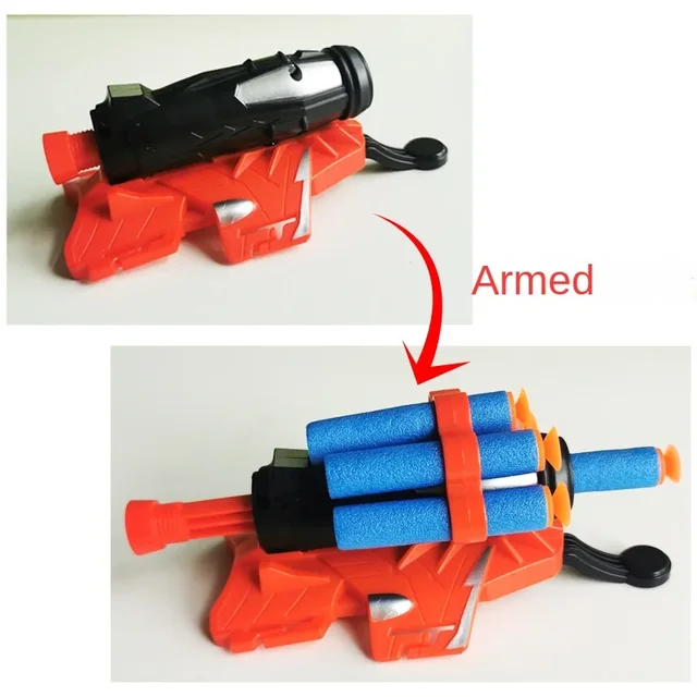 Poignet de pulvérisation de lanceur de balles molles avec gants, odorjouet de lancement de bombe molle, jeux de plein air – Image 2