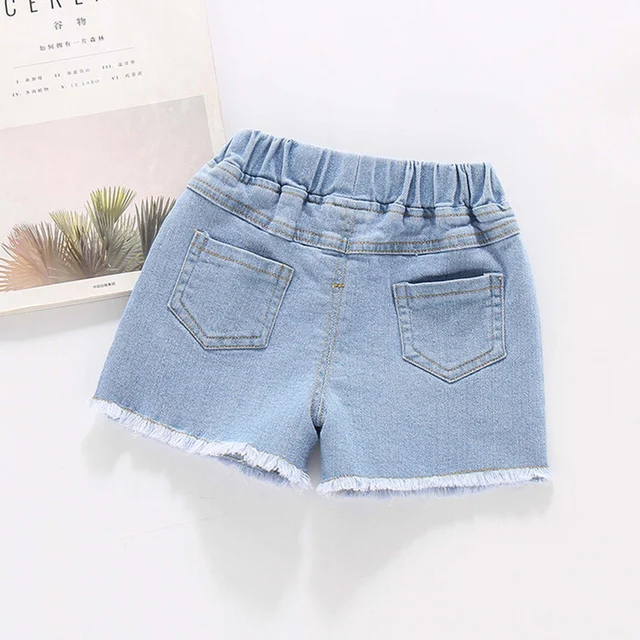Short d'amour imprimé pur pour filles, short décontracté, polyvalent, mode estivale, 1 à 6 ans, 2024 – Image 2