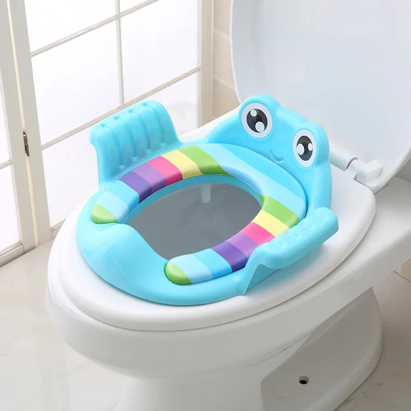 Bébé enfant pot toilette formateur siège escabeau échelle réglable chaise de formation confortable dessin animé mignon siège de toilette pour enfant