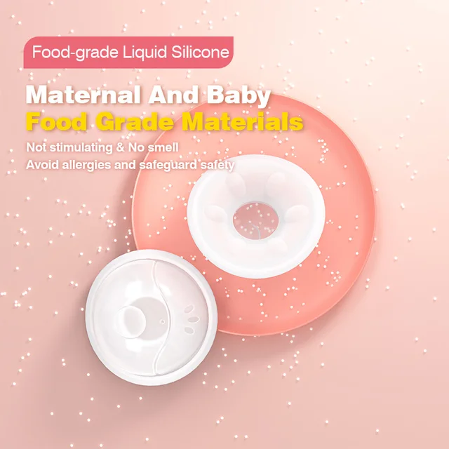 2 pièces économiseur de lait portable pour l'allaitement collecteur de lait maternel manuel coque de sein en Silicone tasse de collecte de lait – Image 3
