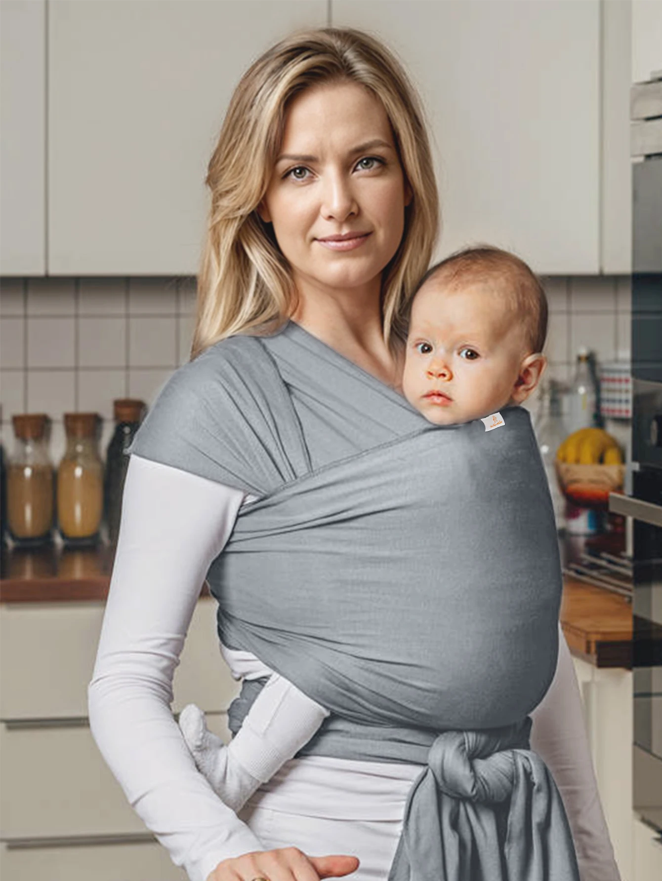 Sangles pour bébé des nouveau-nés aux tout-petits - Sangles élastiques pour bébé, mains libres, Sangles pour enfants