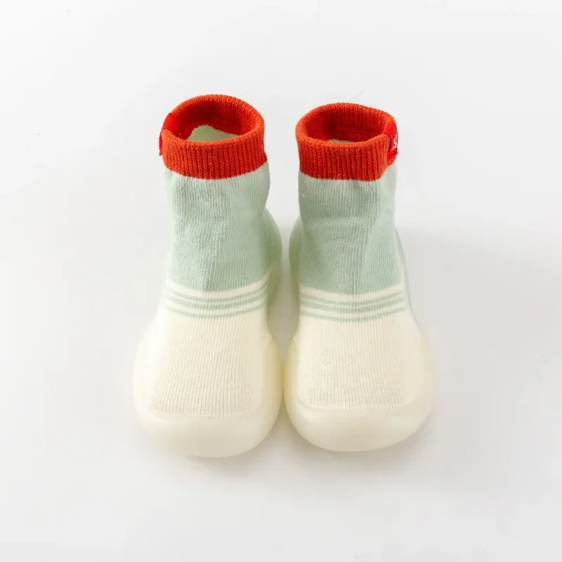 Chaussettes et chaussures classiques Anti-froid pour bébés, chaussettes et chaussures antidérapantes à semelles souples pour enfants, éducation précoce