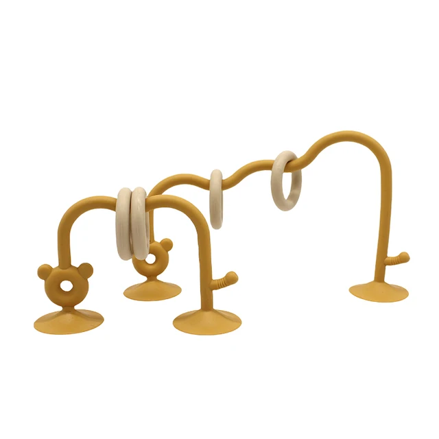 Jouets de table en Silicone pour enfants, 1 pièce, jouets de jeu de puzzle pour l'éducation précoce des bébés enveloppés de perles – Image 6