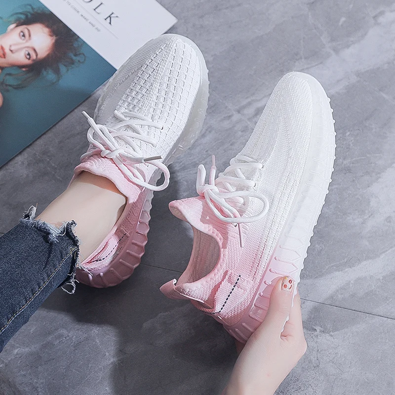 Chaussures de sport légères pour femmes, l'offre elles souples, fitness, ULpour diabétiques, chaussures de course plates, antichocs, chaussures pour étudiants, été