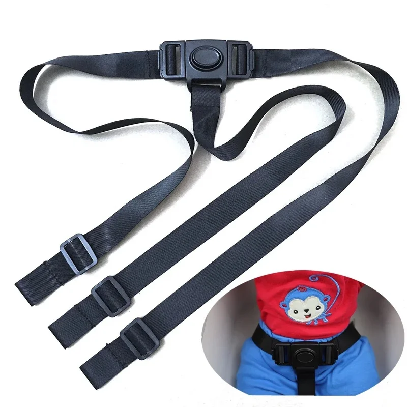 Chaise de salle à manger pour bébé, ceinture de sécurité pour chaise d'alimentation pour bébé, 3 points, ceinture de sécurité fixe, harnais de sécurité, accessoires de poussette pour bébé